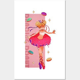 Dancing Donut Posters and Art